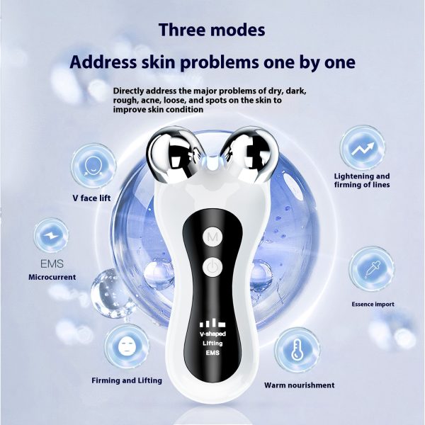 Micro Current Lifting Machine Face Beauty Import Instrument Household Facial Rejuvenation Roller Massager - Image 5